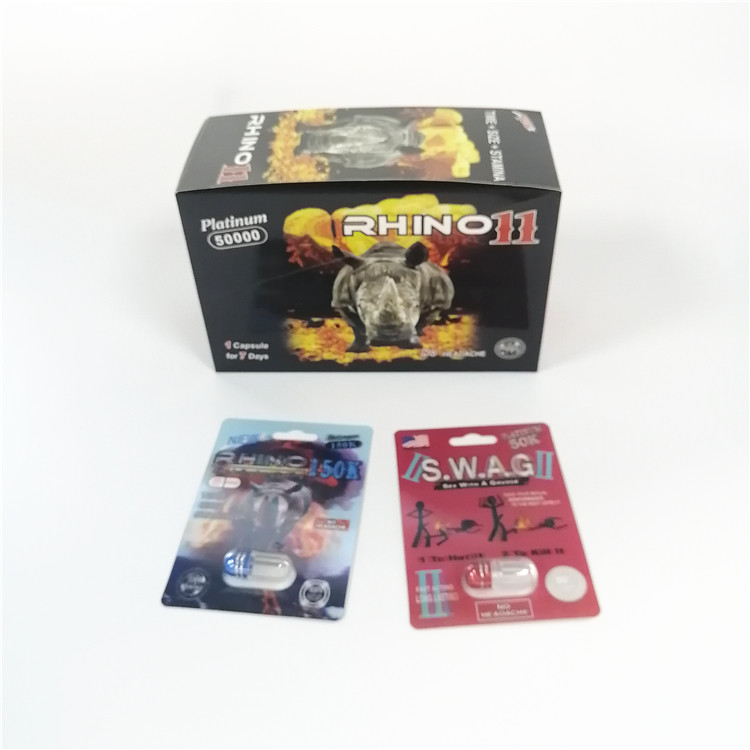 Карта мужской сексуальной таблетки эко- дружелюбной карты волдыря упаковывая бумажная с стикером корки