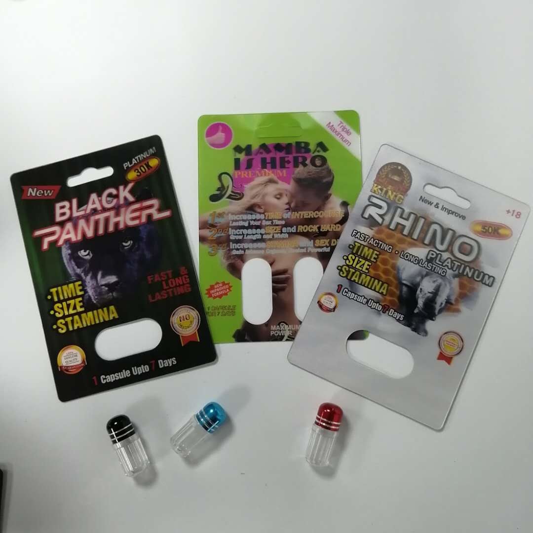 Носорог сексуальной карты волдыря таблеток повышения упаковывая 69 влагостойких Ресиклабле