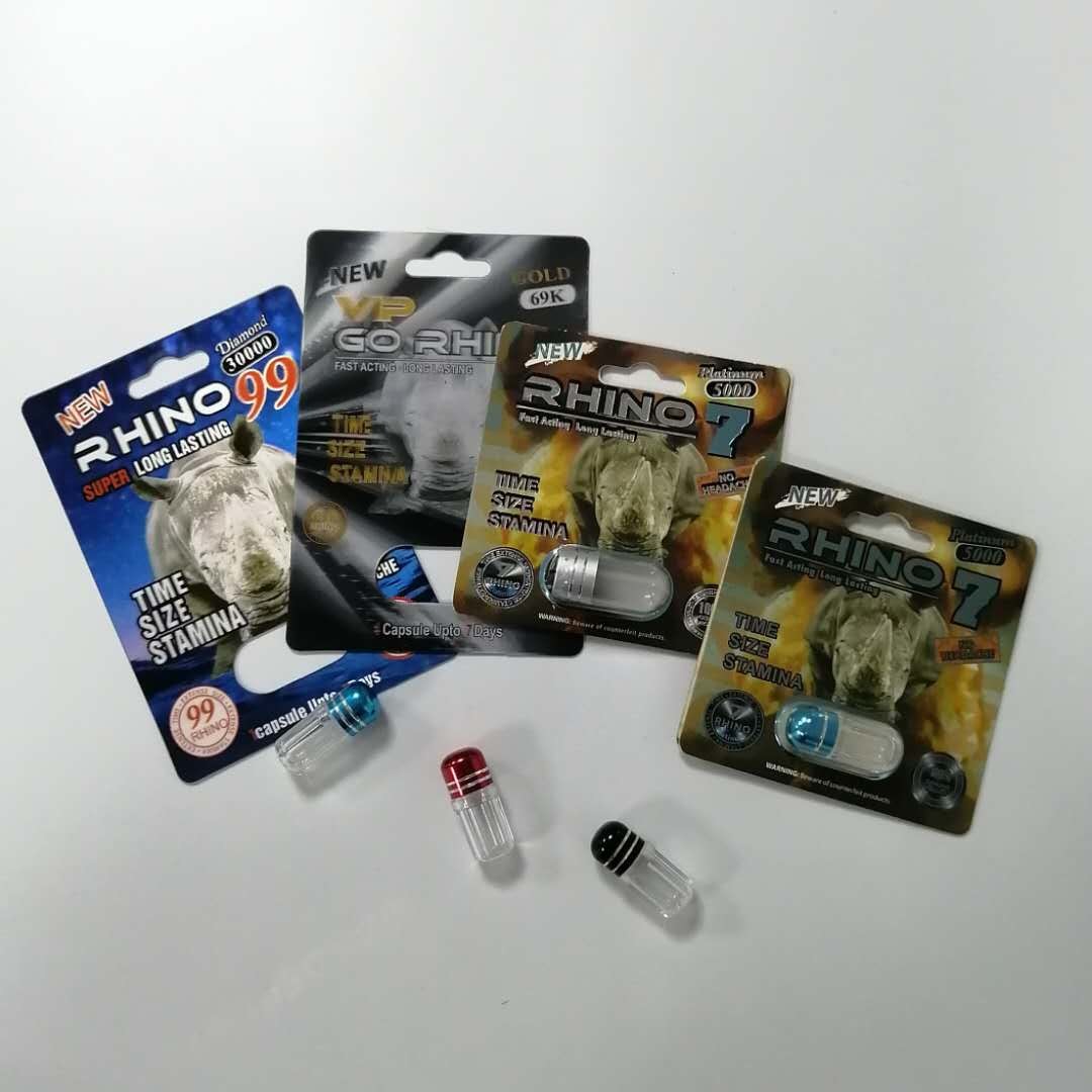 Карта волдыря медицины силы секса людей Повфул упаковывая сексуальный пакет таблеток носорога 69 повышения