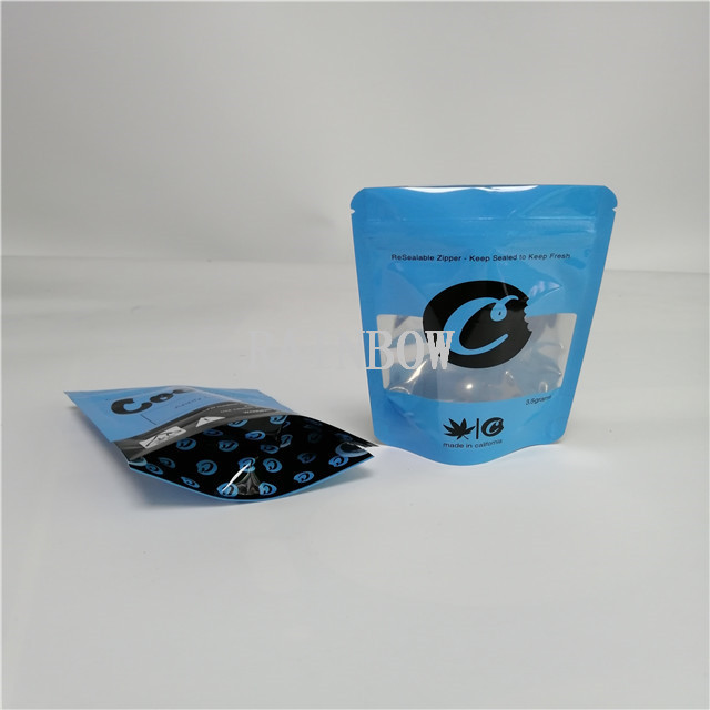 100-180 сумка доказательства ребенка доказательства запаха толщины Мик для 3,5 граммов печений