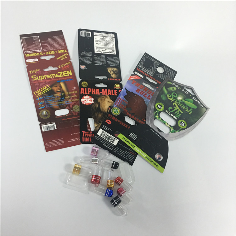 Таблетки повышения носорога 25к пантеры коробка бумажной карты дисплея волдыря мужской упаковывая