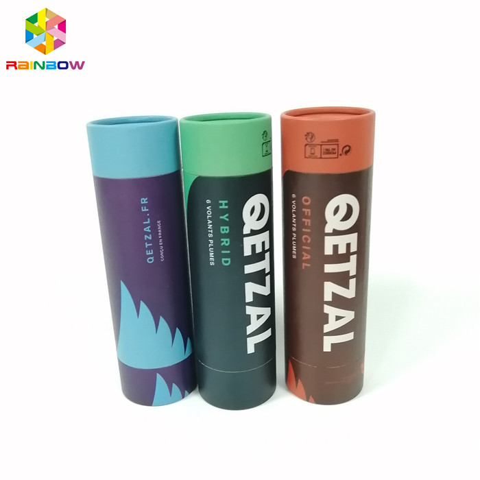 Логотип округлой формы бумажной коробки Крафт упаковывая изготовленный на заказ напечатал для подарка/косметик/еды