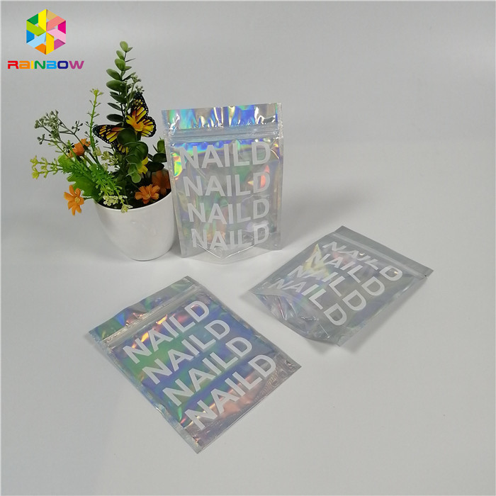 Сумка алюминиевой фольги косметическая упаковывая стоит вверх доказательство запаха мешка для засорителя конопли