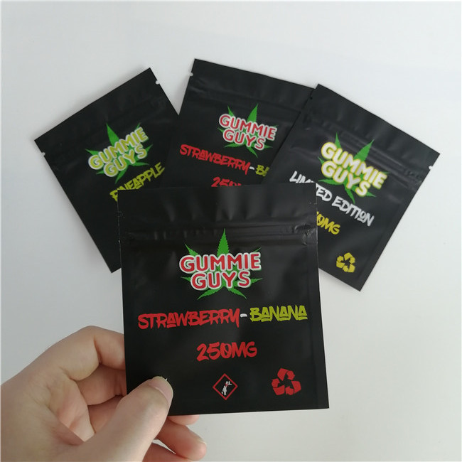 Мешки замка застежка-молнии алюминиевой фольги пластиковые упаковывая Ресеалабле загерметизированную сторону 3