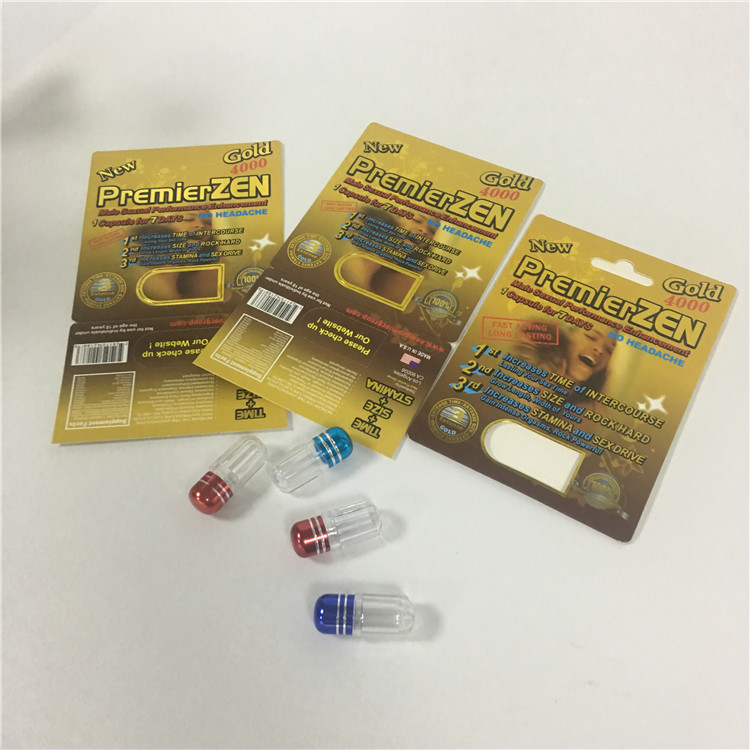 Коробка капсулы таблетки Ресиклабле повышения самых трудных времен бумажных карт волдыря мужского сексуальная