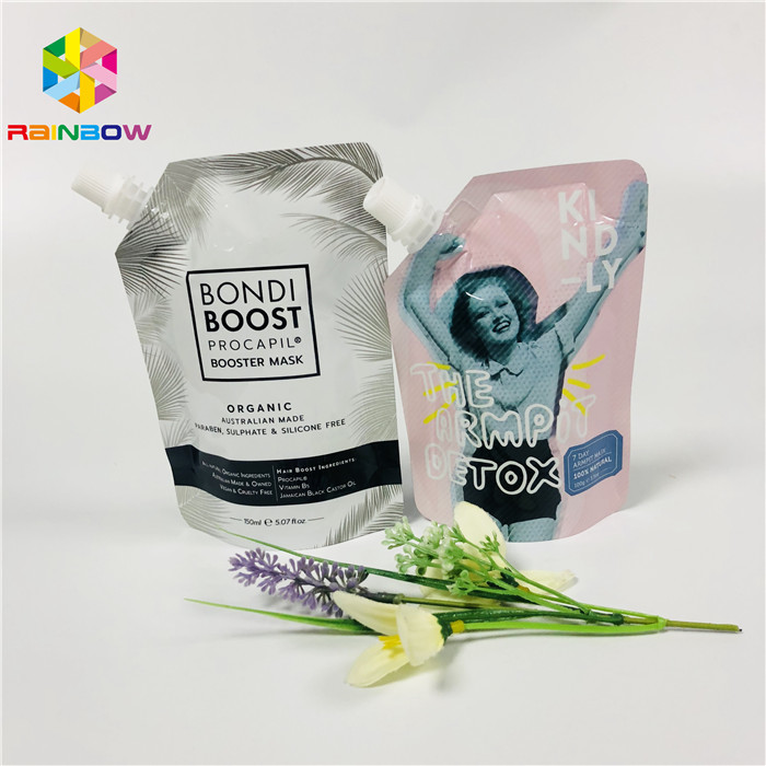 Качество еды Дойпак стоит вверх упаковка маски геля мешков многоразовая очищая лицевая жидкостная