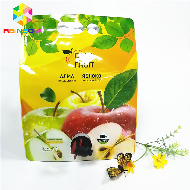 Протекайте хранение яблочного сока вина алюминиевой фольги 2Л 3Л 5Л мешка Споут доказательства упаковывая