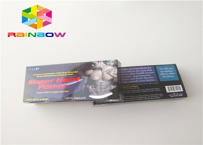 Мужская коробка бутылочной оберточной бумаги напитка повышения с слипчивым ярлыком стикера