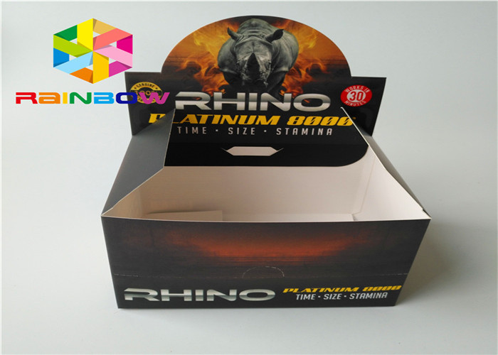 Повторно использованная коробка дисплея бумаги рифленая розничная встречная для сока Э- Э- Вапе пара жидкостного