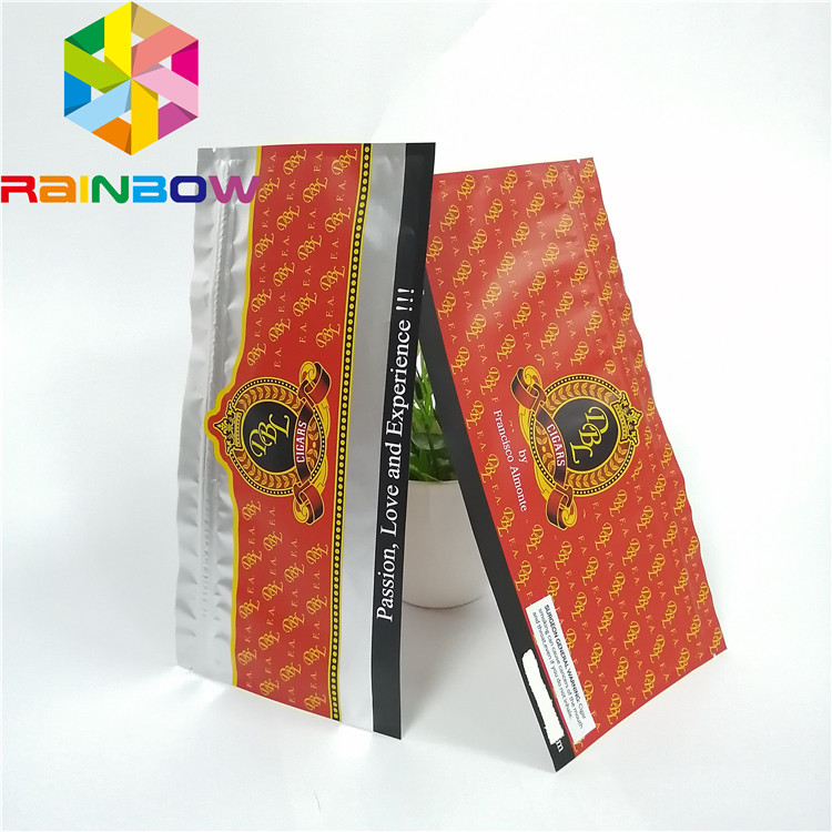 Ресеалабле Зиплок пластиковые мешки упаковывая ясное голографическое замороженное хранение еды сигары