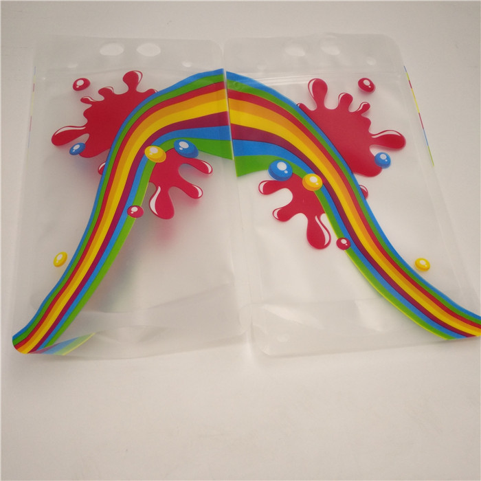 Сумки Гуссет дна молока ясного сока, прочные стоят вверх мешки фольги с ручкой