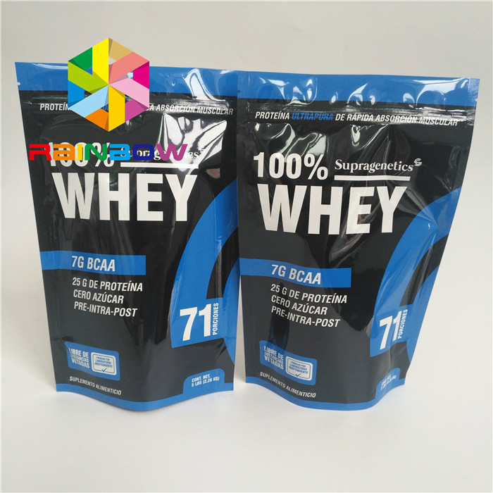 Таможня напечатала упаковку сумки закуски стоит вверх финиш мешка Ресеалабле Зиплок лоснистый