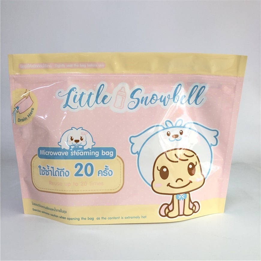 Стойте вверх толщина изготовленного на заказ печатания Биодеградабле 120-180 Мик сумок микроволны молнии