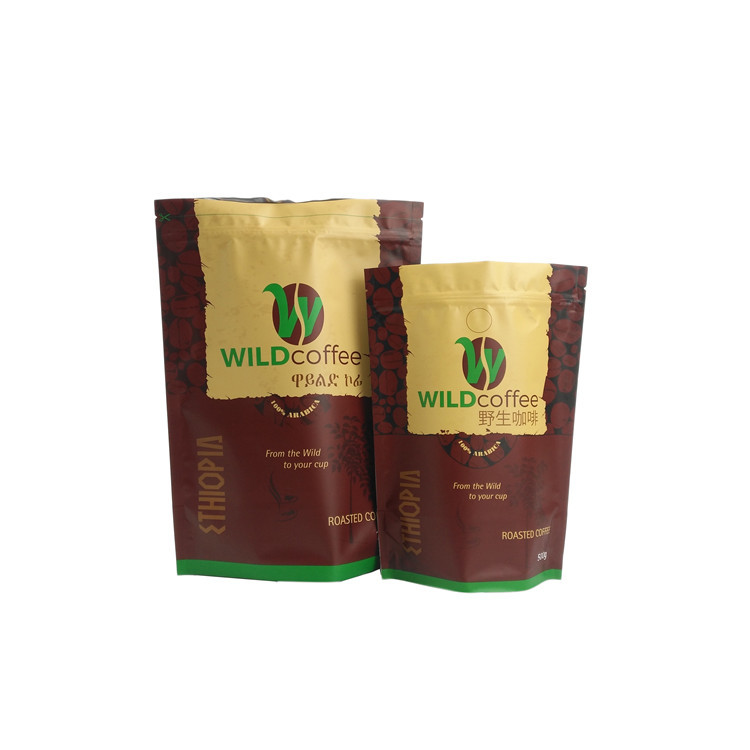 Изготовленные на заказ штейновые пакетики чая кофе финиша, алюминиевая фольга стоят вверх мешок с молнией