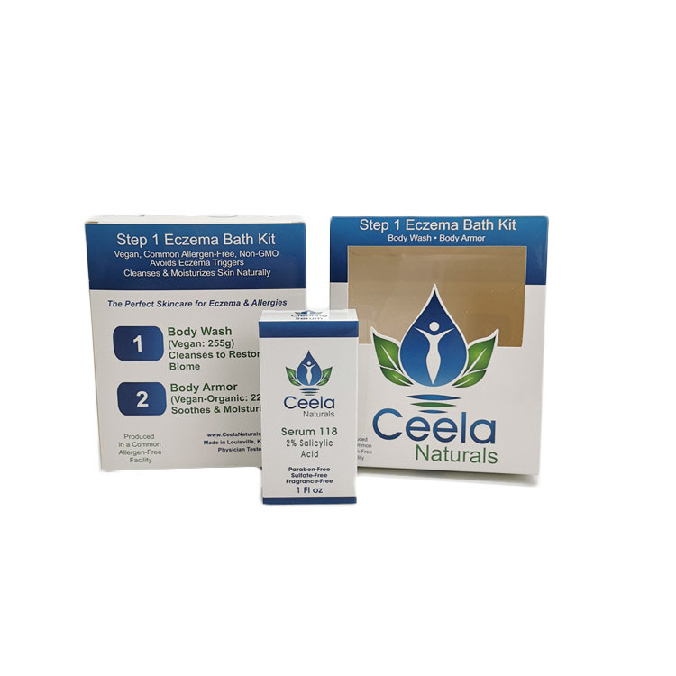 Коробка лоснистого белого картона бумажная упаковывая розничное применение мытья тела заботы кожи