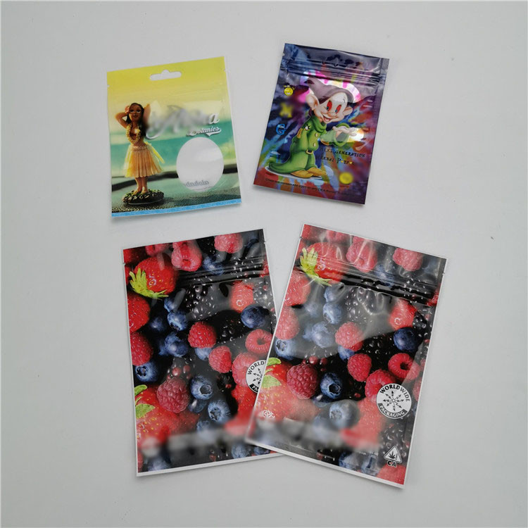 Мешки КБД пластиковые упаковывая алюминиевую фольгу стоят вверх сумки Зиплок доказательства ребенка