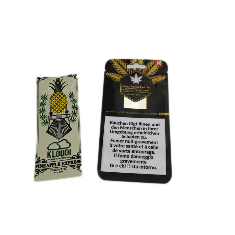 Жара - уплотнение стоит вверх упаковка табака/сигареты сумок мешка молнии Ресиклабле