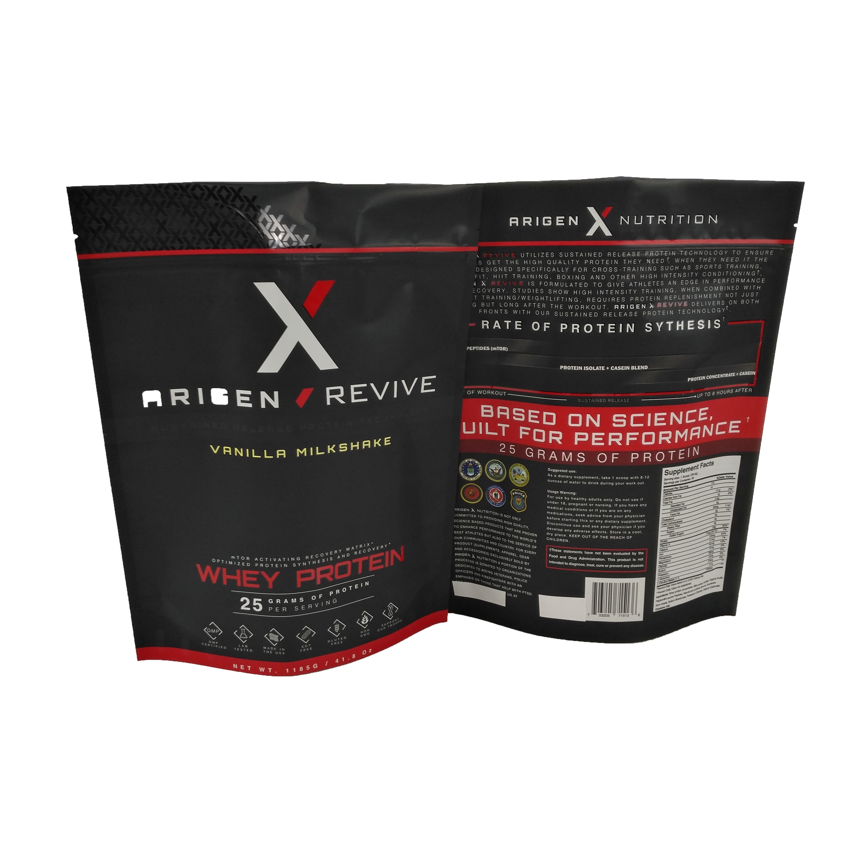 Алюминиевая фольга качества еды стоит вверх мешок