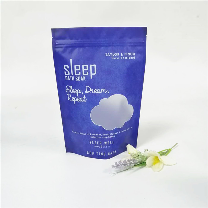 Тело скруб стоит вверх сумка алюминиевой фольги с молнией для розового соли ессентион