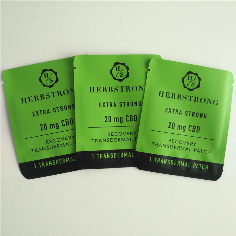 заплаты мешка устранимые небольшие CBD фольги mylar сумки медицинской марихуаны 20mg упаковывая