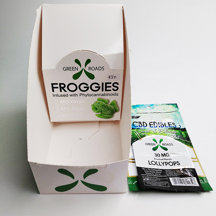 Коробка дисплея печати нестандартной конструкции бумажная для коробки бумаги складчатости дисплея сумок kratom для дисплея карты