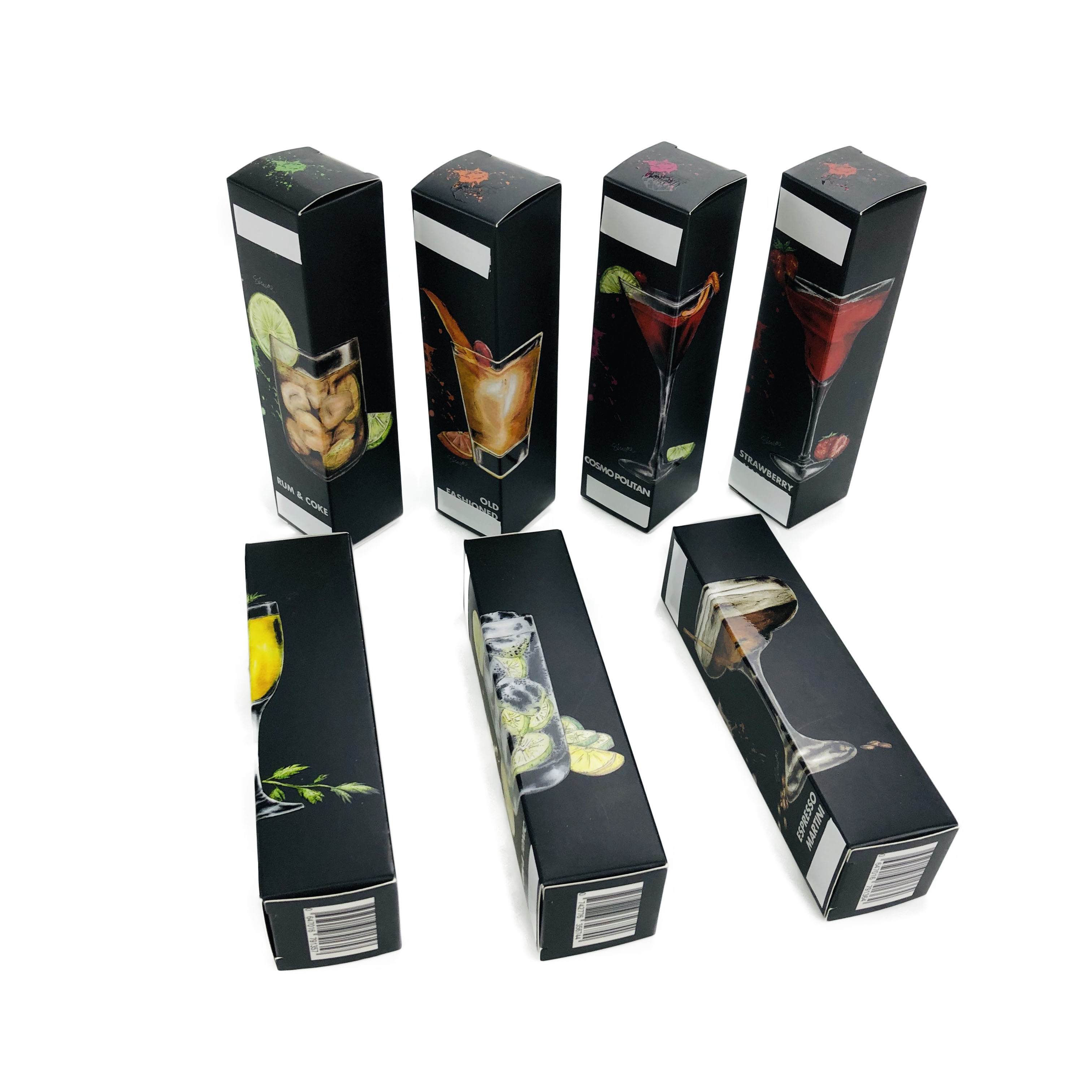 Коробка штейнового финиша облегченная бумажная упаковывая складной цвет коробки CMYK для напитков