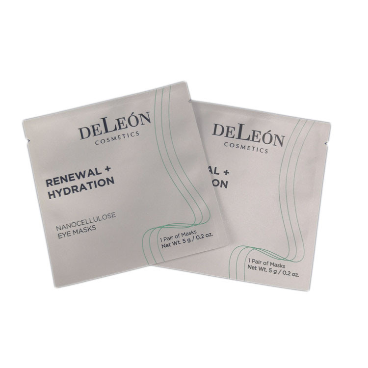 Дизайн белых небольших сумок изготовленный на заказ печатая прокатал мешок фольги косметический упаковывая