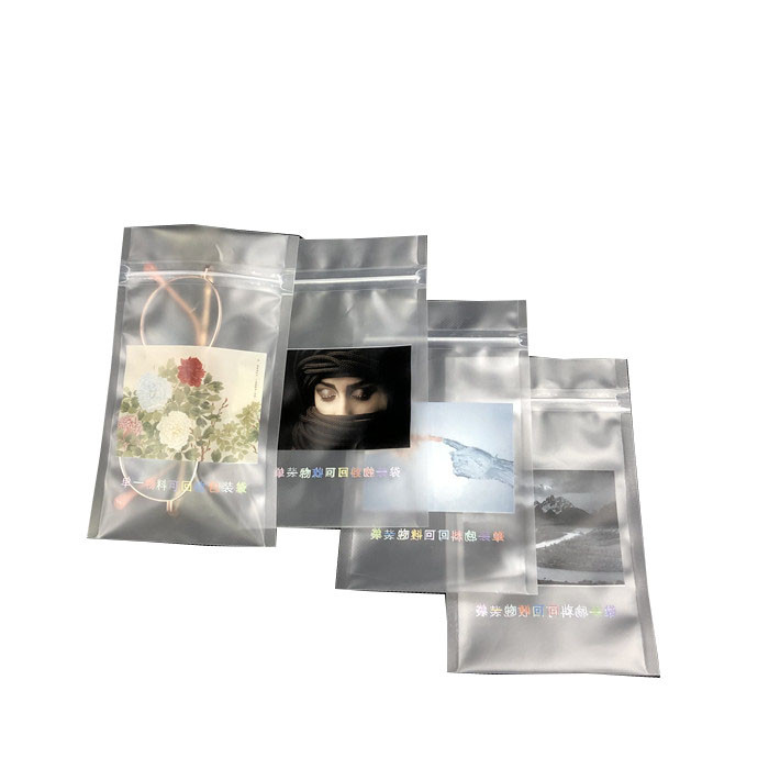 2 створка загерметизированная сторонами над полиэтиленовым пакетом сумки нижнего украшения мешка оптового изготовленного на заказ упаковывая Recyclable ясным