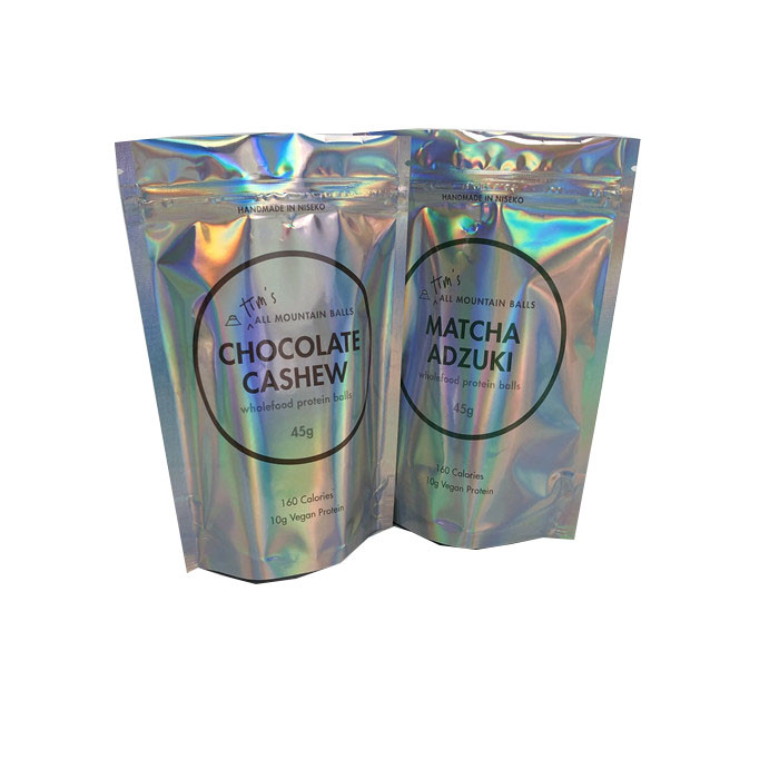 Молния CYMK голографическая стоит вверх мешки для шариков протеина