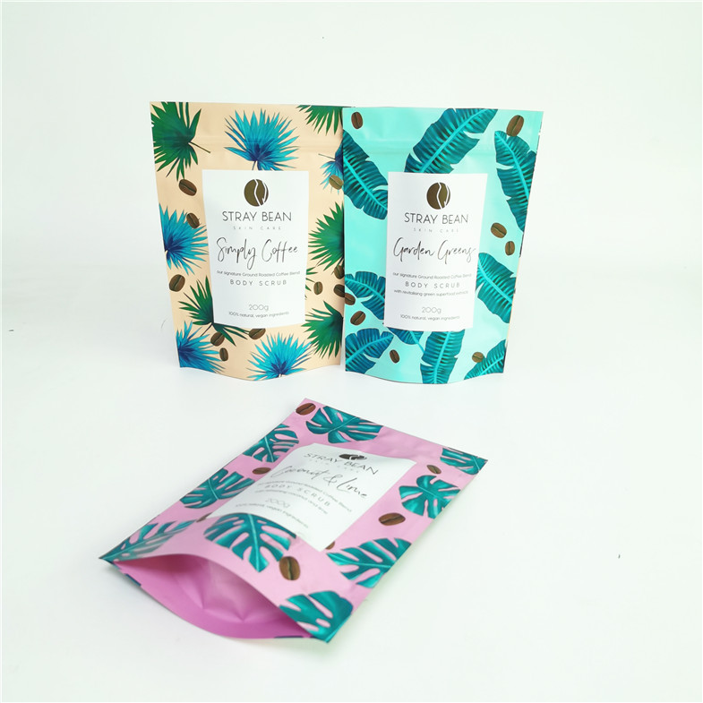 Подгонянная сторона соли кофе Doypack Scrub упаковывая тело Suger сумки Scrub упаковывая сумка