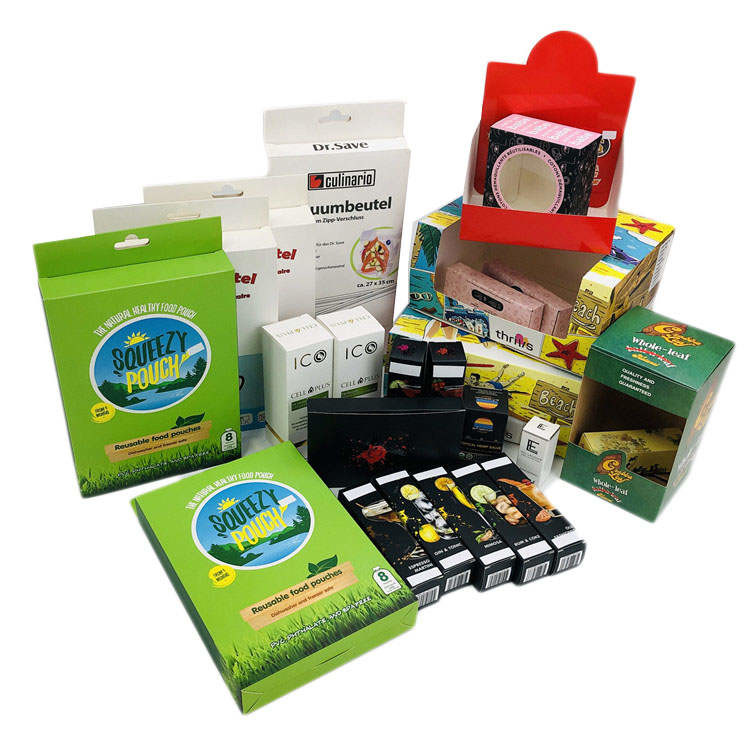 коробка пеньки CBD картона 250gsm бумажная упаковывая с логотипом