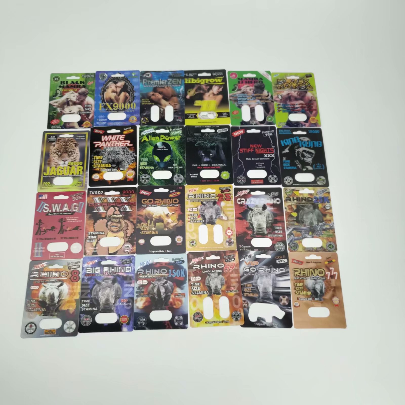 Gravnre печатая карту таблетки волдыря НОСОРОГА 3D пластиковую с пулями