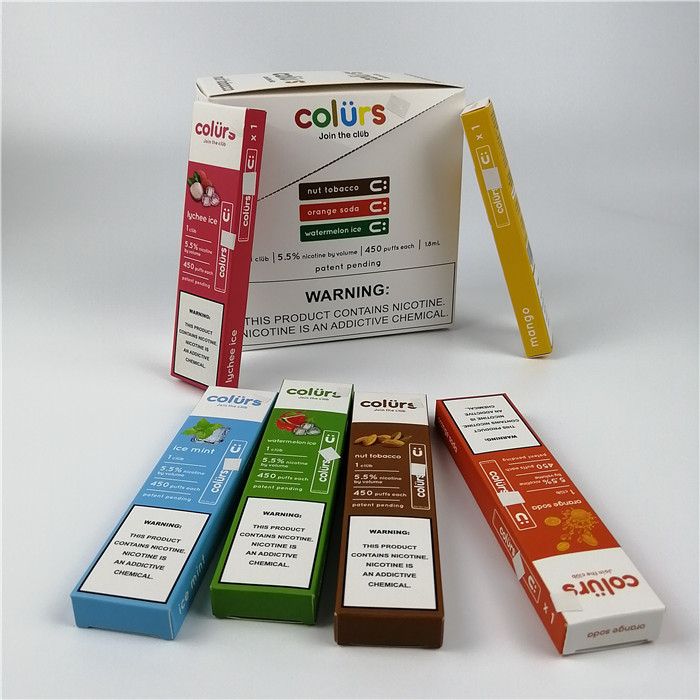 Vape пишет волдыри карты бумаги Hologram Cmyk кладет горячий штемпелевать в коробку