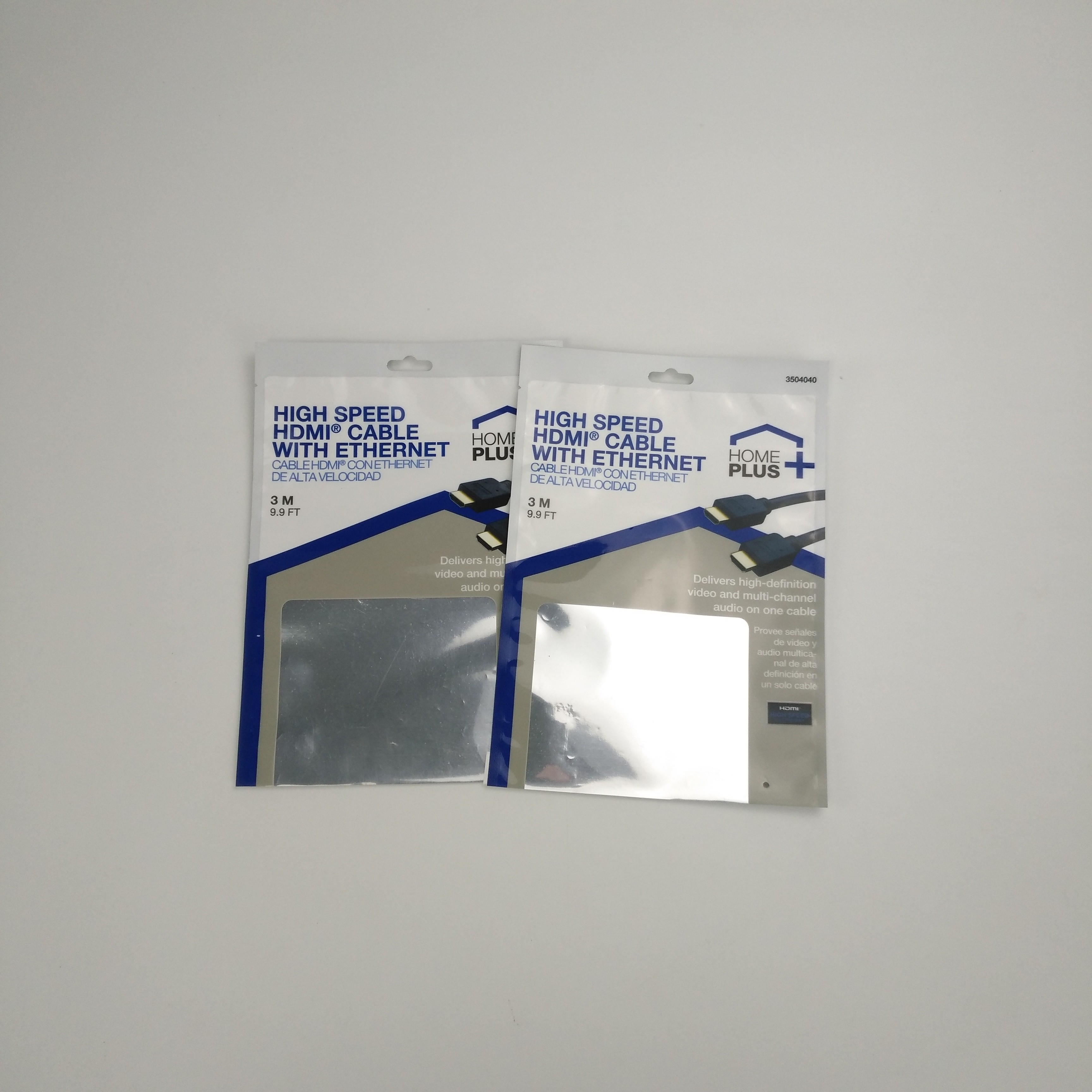 Подгонянная бортовая загерметизированная упаковка кабеля USB 3 кладет пластиковые мешки в мешки упаковывая беспроводные наушники с молнией