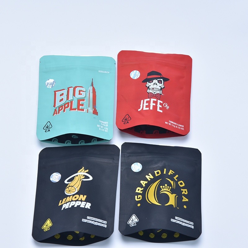 3,5 грамма изготовленного на заказ печатая засорителя упаковывая Ziplock печенья Mylar доказательства запаха кладут Childproof Ziplock сумку в мешки