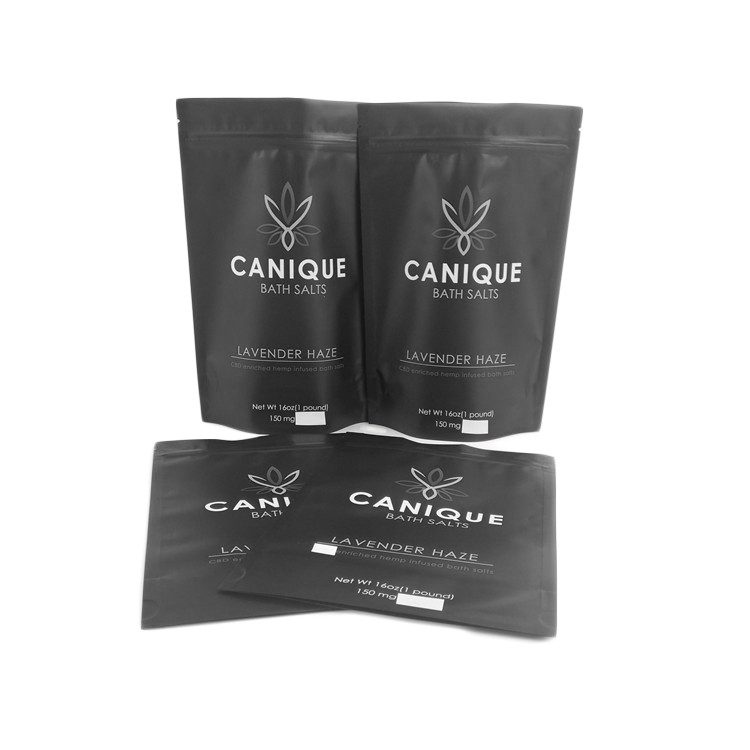 Доказательство запаха кладет молнию в мешки качества еды кладет сухую сумку в мешки Mylar соли для принятия ванны логотипа 16OZ семян цветка металлическую сияющую серебряную изготовленную на заказ