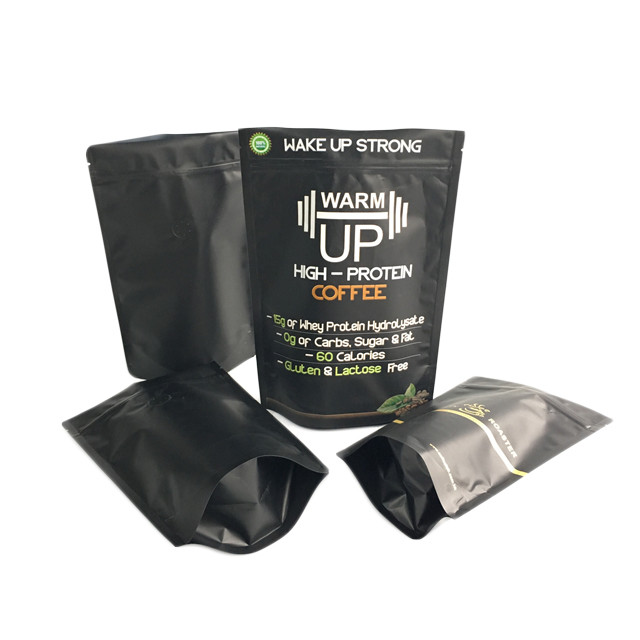 Стойка фольги отделки чернением сумки кофе печатания золота штейновая вверх по сумке молнии упаковывая