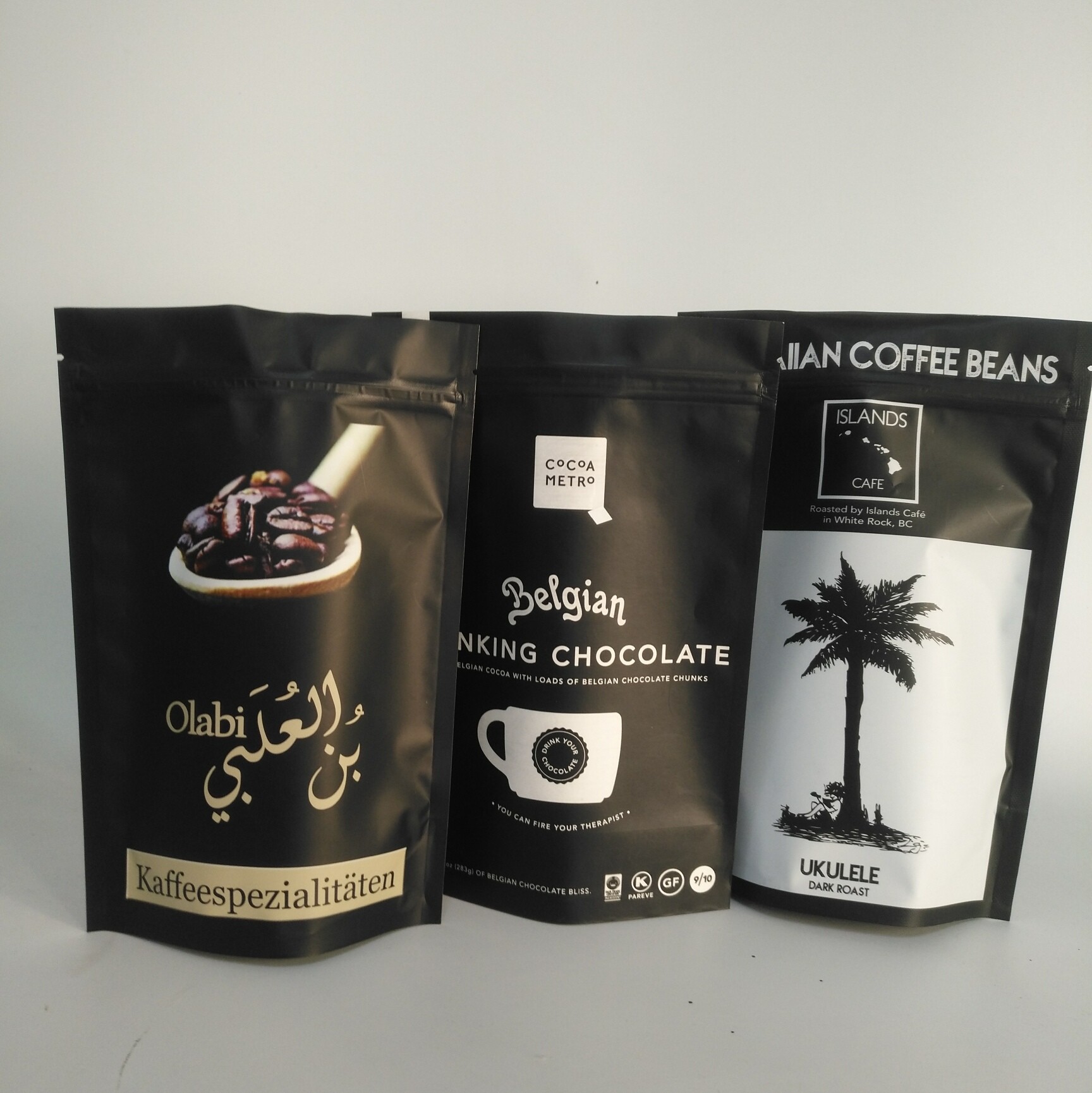 Сумка 100mircon молнии алюминиевой фольги золота VMPET 300g Matt