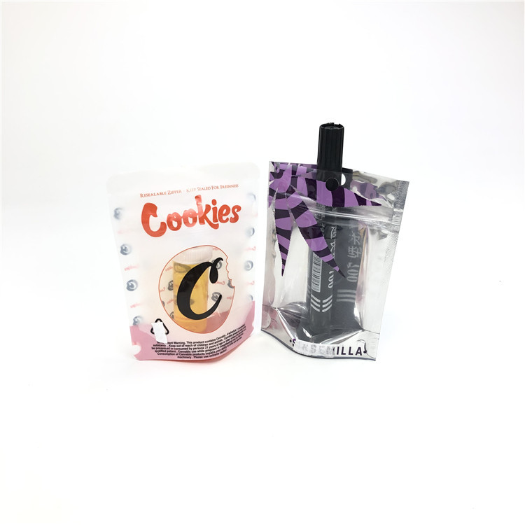 упаковка мешка фольги Mylar печенья мягкого прикосновения семян цветка CBD 1/8oz 3.5g Childproof
