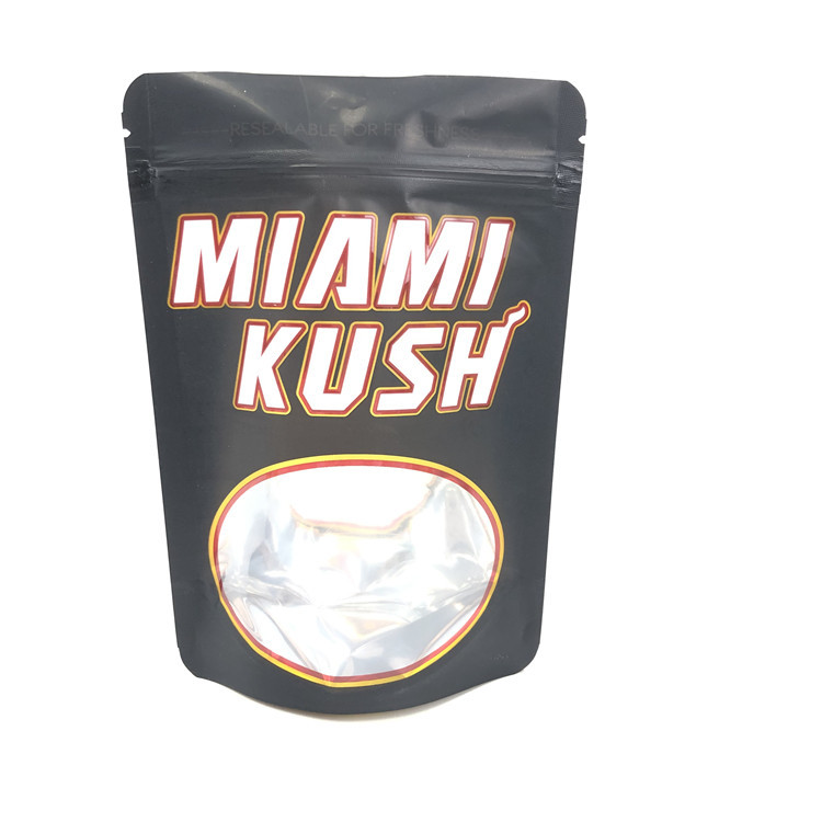 Мешок фольги Mylar изготовленного на заказ выхода Cr 1/8oz 3.5g CBD Childproof упаковывая для Gummies