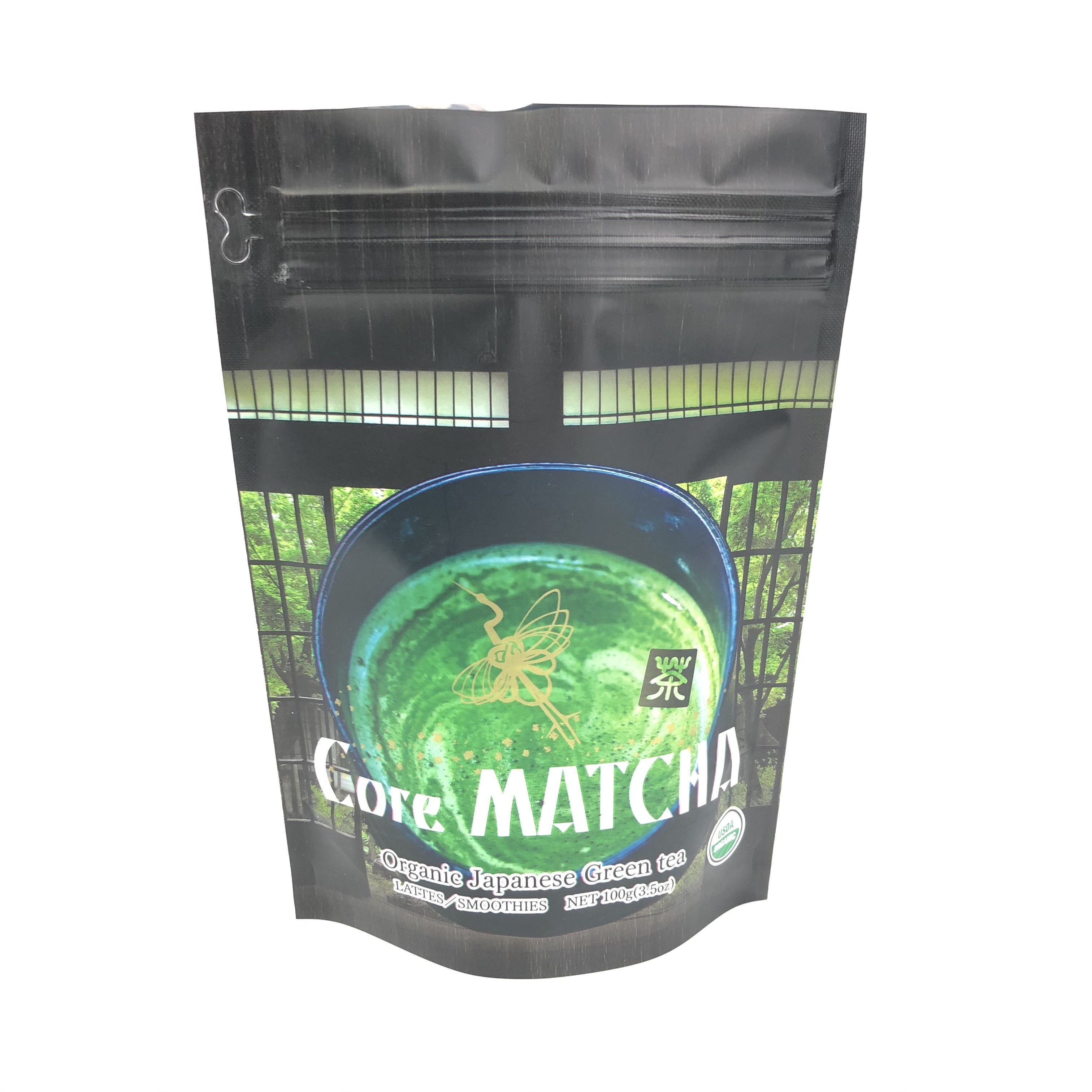 MOPP Resealable стоят вверх мешок 120 микронов для зеленого чая