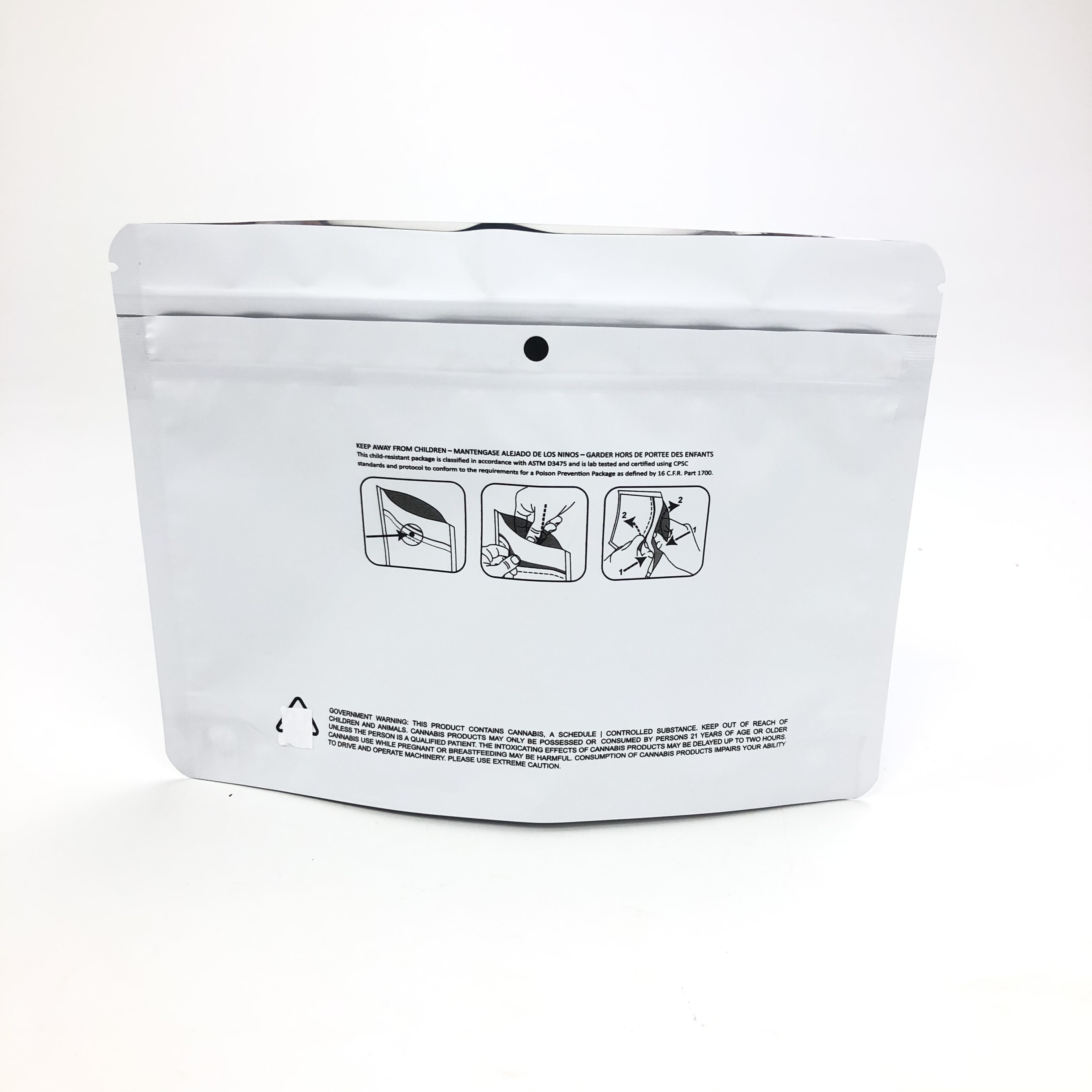 250g 500g Childproof стоят вверх мешок VMPET для порошка протеина