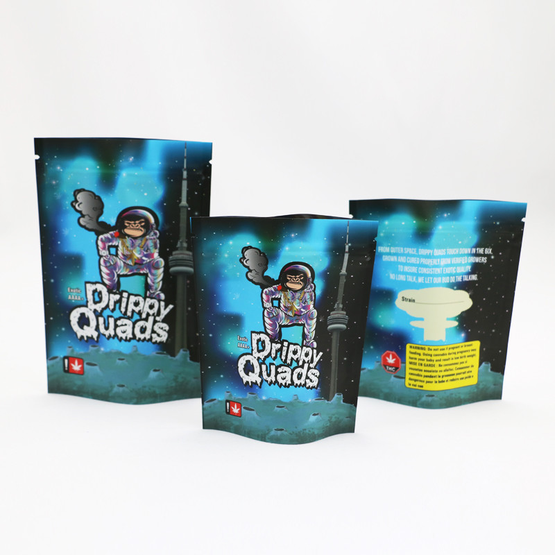 Запах молнии фольги придает непроницаемость сумка засорителя CMYK Mylar упаковывая