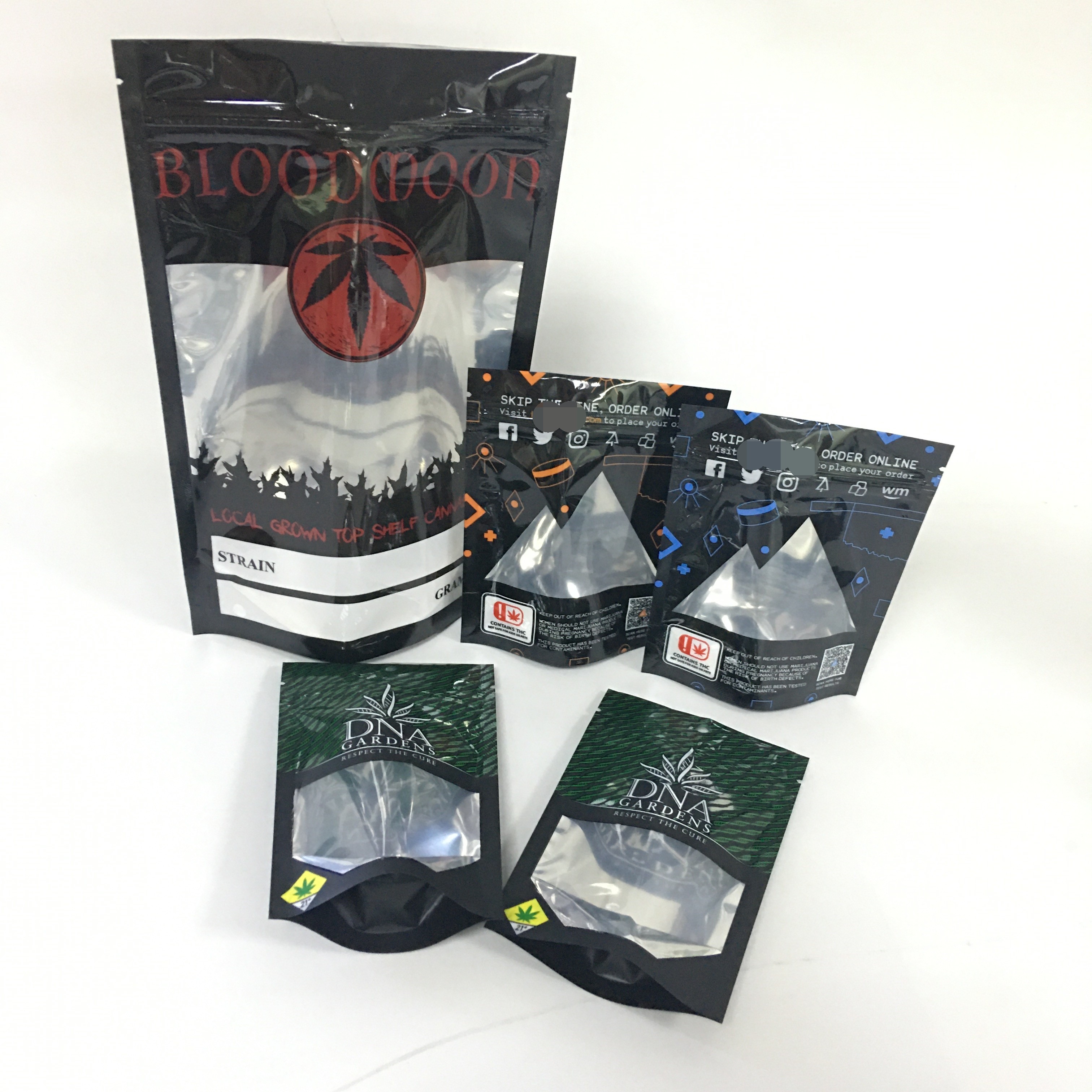 Напудрите мешок Cbd алюминиевой фольги CMYK 120micron многоразовый камедеобразное