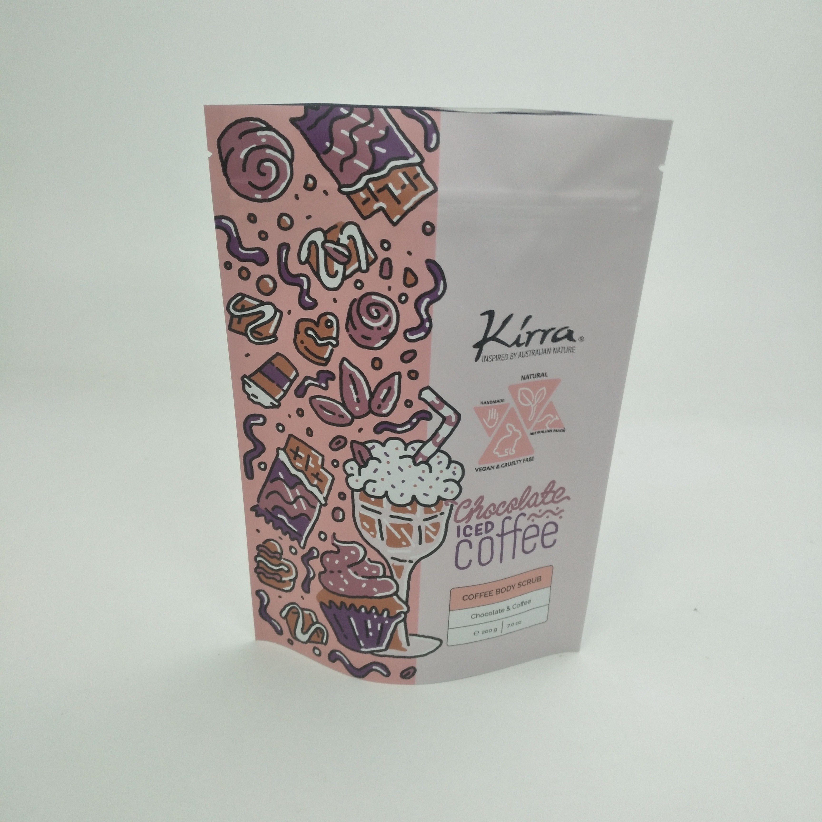 Фильм MOPP VMPET Bolsa Matt Resealable стоит вверх мешок для фасолей Doypack