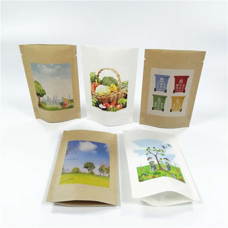 Kraft бумажный MOPP VMPET стоит вверх по Ziplock сумкам 18x26cm