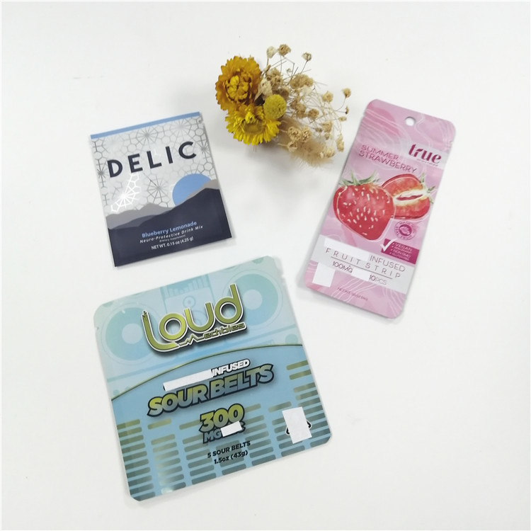 сумка TH 100mircon CMYK CB 3.5g металлическая печатая упаковывая