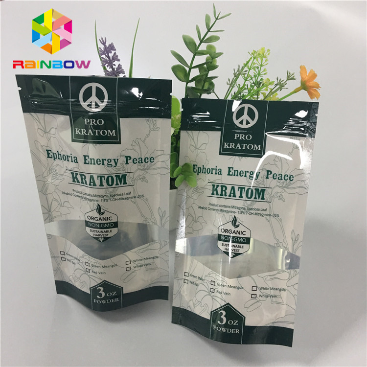 Resealable Ziplock Mylar доказательства запаха стоит вверх мешки с окном