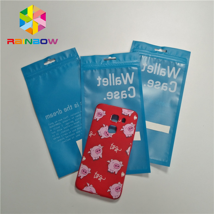 Мешок Ziplock ясного уплотнения штейна 3 бортового плоский для крышки случая телефона/привязывает упаковку