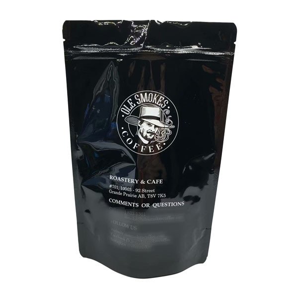 Ziplock мешок кофейных зерен зазубрины разрыва пластиковый упаковывая 100g 200g 250g 500g